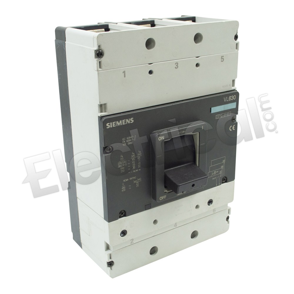 VL630N-3P-630A Siemens A P SENTRON 3VL Molded Case Circuit Breaker